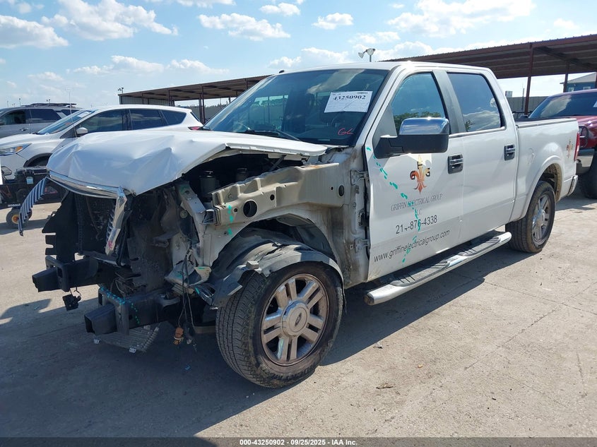2008 Ford F-150 60Th Anniversary/Fx2/King Ranch/Lariat/Xlt white truck flexible 1FTPW12V18FB22659 photo #3