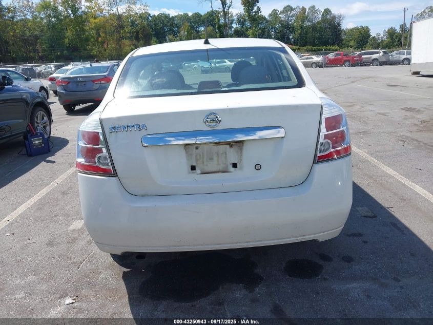 2010 Nissan Sentra 2.0S VIN: 3N1AB6AP8AL702278 Lot: 43250943
