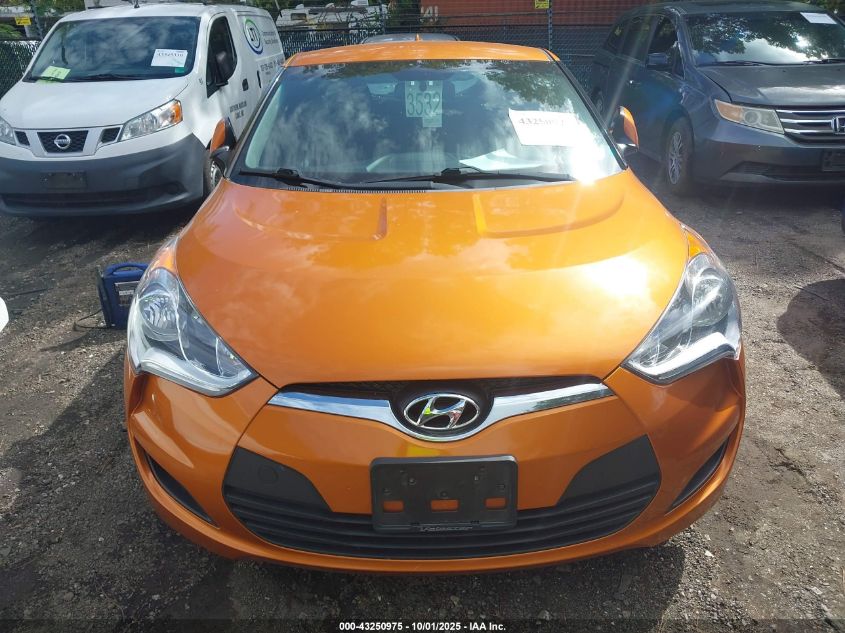 2016 Hyundai Veloster VIN: KMHTC6ADXGU301155 Lot: 43250975