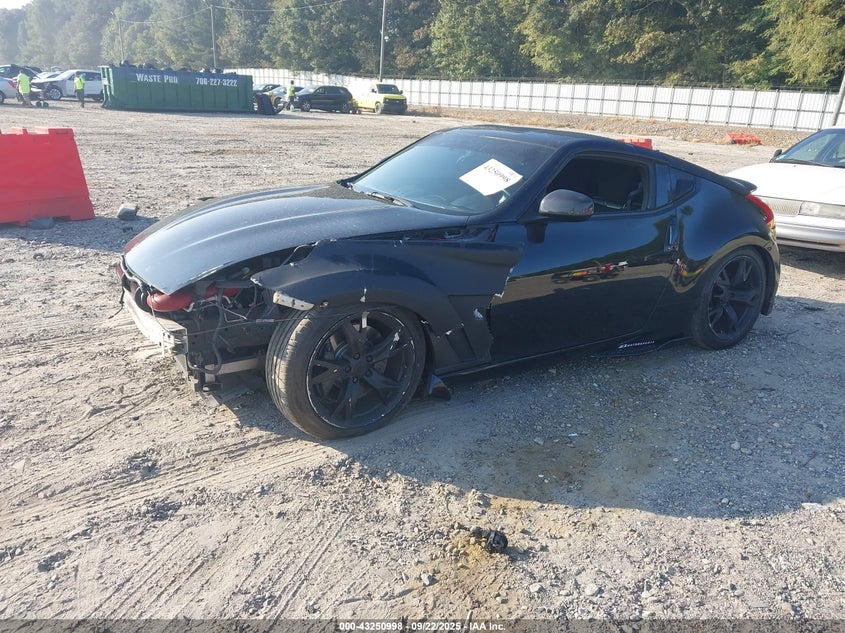 2009 Nissan 370Z black coupe gasoline JN1AZ44E39M408203 photo #3