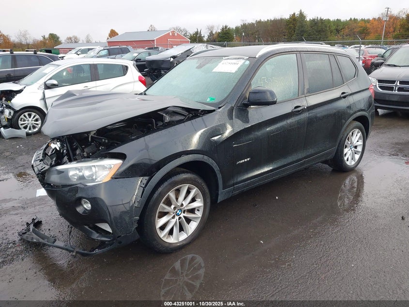 Vin: 5uxwx9c59g0d77648, lot: 43745543, bmw x3 xdrive28i 20162