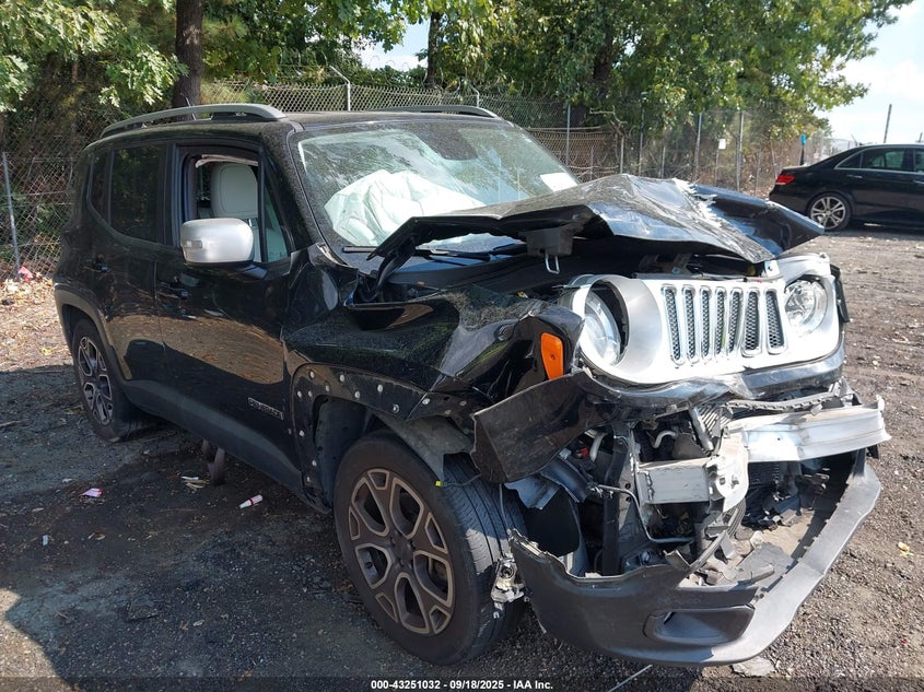 2016 JEEP RENEGADE LIMITED - ZACCJADT1GPC90046