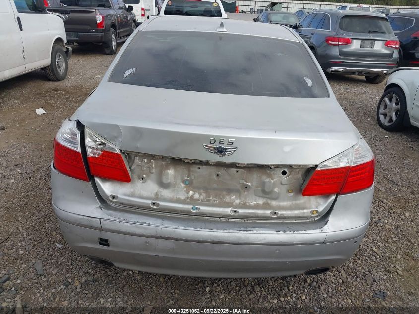 2009 Hyundai Genesis 4.6 VIN: KMHGC46F99U062202 Lot: 43251052