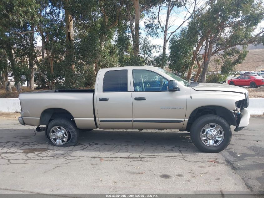 2005 Dodge Ram 2500 Slt/Laramie VIN: 3D7KS28C25G762462 Lot: 43251095