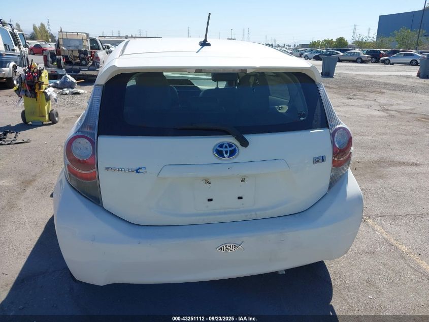 2012 Toyota Prius C Four VIN: JTDKDTB3XC1017456 Lot: 43251112