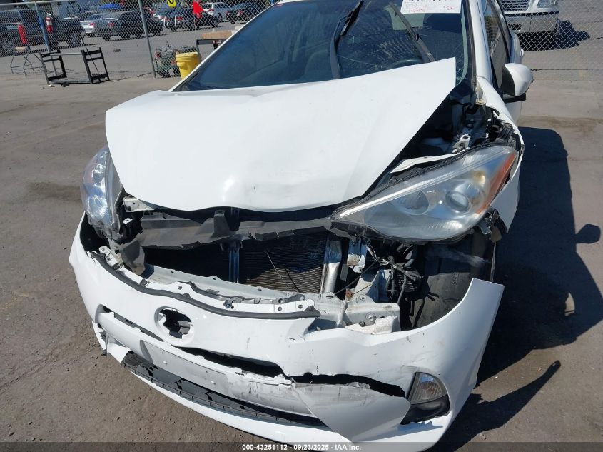 2012 Toyota Prius C Four VIN: JTDKDTB3XC1017456 Lot: 43251112