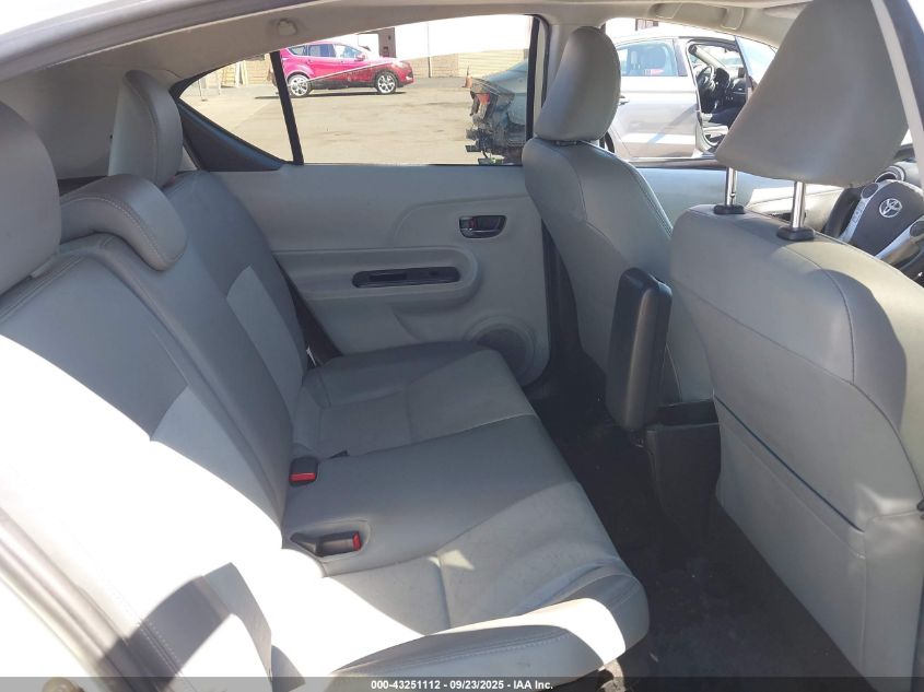 2012 Toyota Prius C Four VIN: JTDKDTB3XC1017456 Lot: 43251112