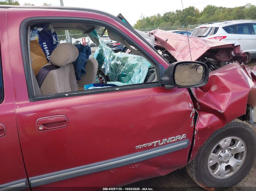 2001 Toyota Tundra Sr5 V8 VIN: 5TBRT34161S166517 Lot: 43251130
