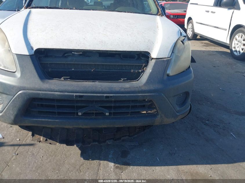 2006 Honda Cr-V Lx VIN: SHSRD78566U404685 Lot: 43251239