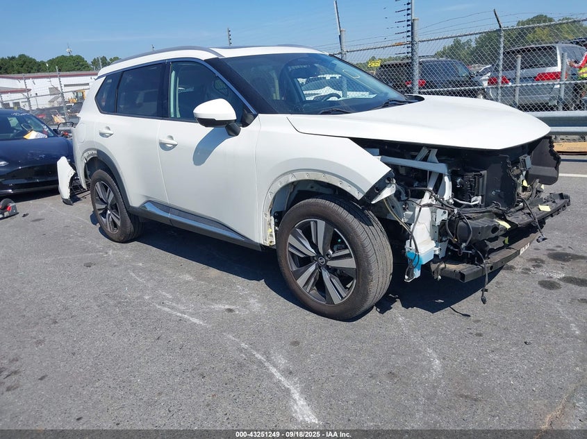 5N1AT3CB4MC746798 2021 Nissan Rogue Sl Intelligent Awd auction photo 1