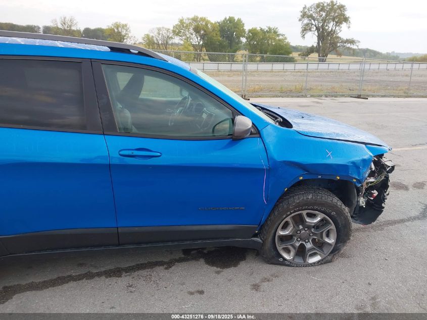 2019 Jeep Cherokee Trailhawk 4X4 VIN: 1C4PJMBX6KD153846 Lot: 43251276