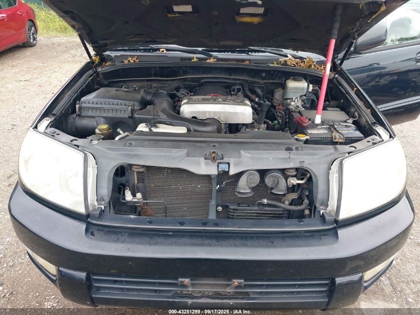 2005 Toyota 4Runner Sr5 V8 VIN: JTEBT14RX58021912 Lot: 43251299