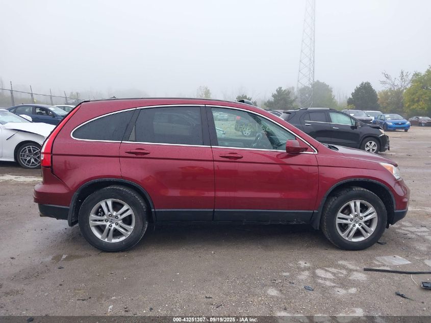 2010 Honda Cr-V Ex-L VIN: 5J6RE4H75AL073375 Lot: 43251307