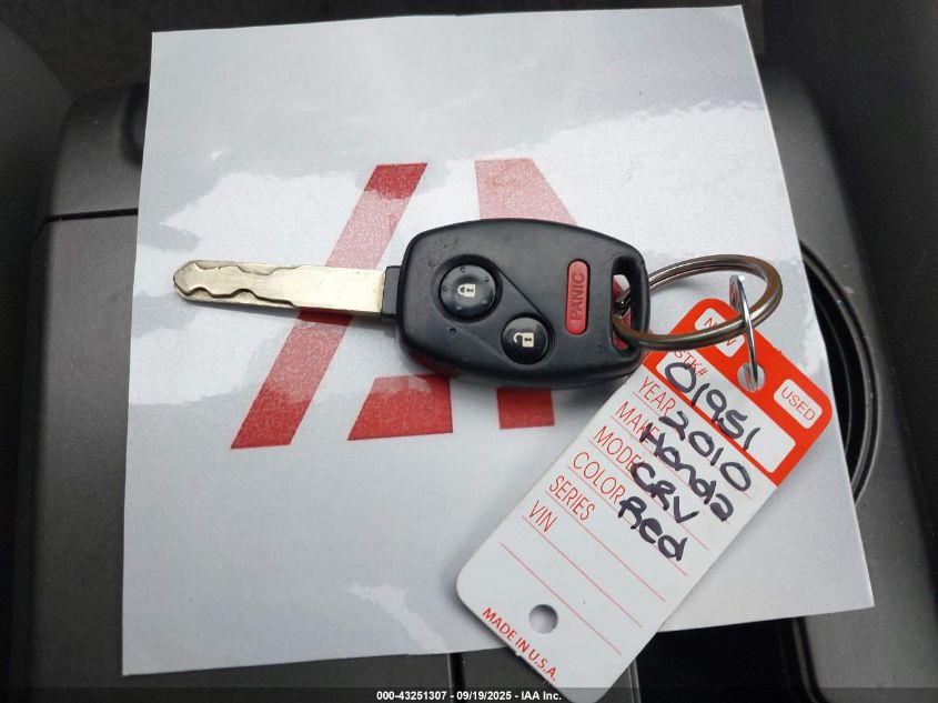 2010 Honda Cr-V Ex-L VIN: 5J6RE4H75AL073375 Lot: 43251307