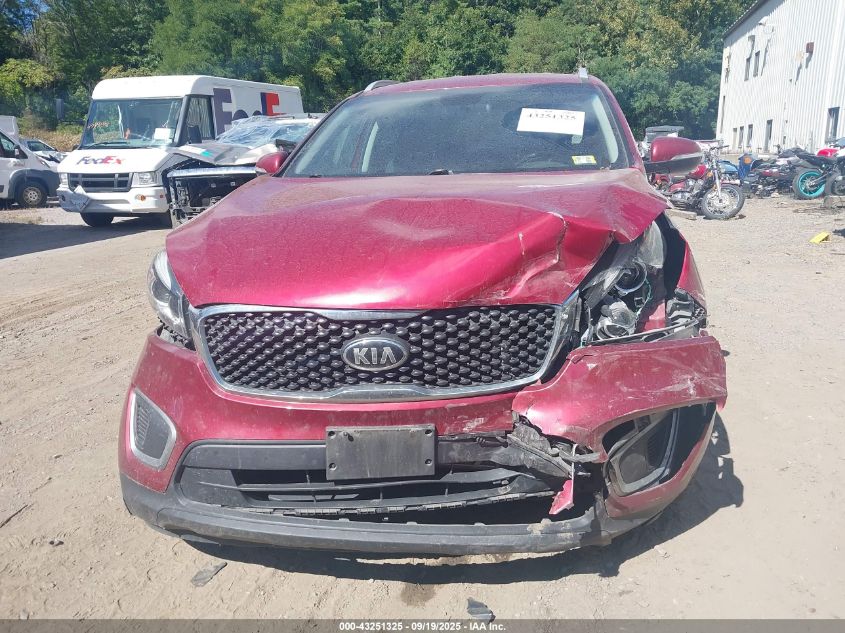 2017 Kia Sorento 2.4L Lx VIN: 5XYPGDA37HG254238 Lot: 43251325