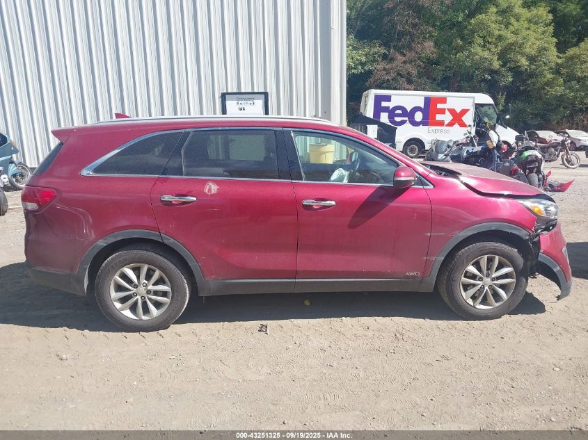 2017 Kia Sorento 2.4L Lx VIN: 5XYPGDA37HG254238 Lot: 43251325