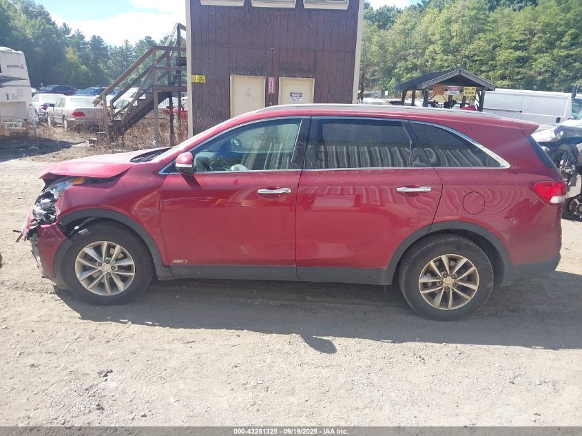 2017 Kia Sorento 2.4L Lx VIN: 5XYPGDA37HG254238 Lot: 43251325