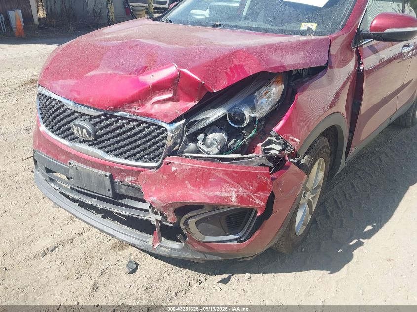 2017 Kia Sorento 2.4L Lx VIN: 5XYPGDA37HG254238 Lot: 43251325