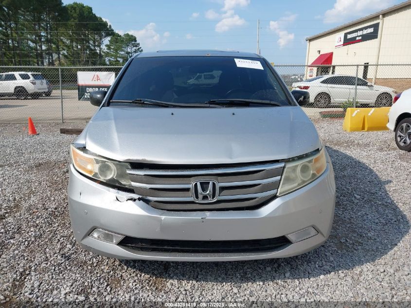 2012 Honda Odyssey Touring/Touring Elite VIN: 5FNRL5H90CB004277 Lot: 43251419