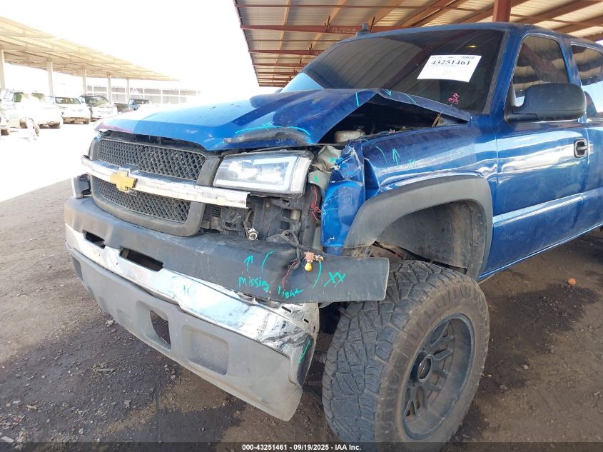 2003 Chevrolet Silverado 2500Hd Ls VIN: 1GCHK23143F108345 Lot: 43251461