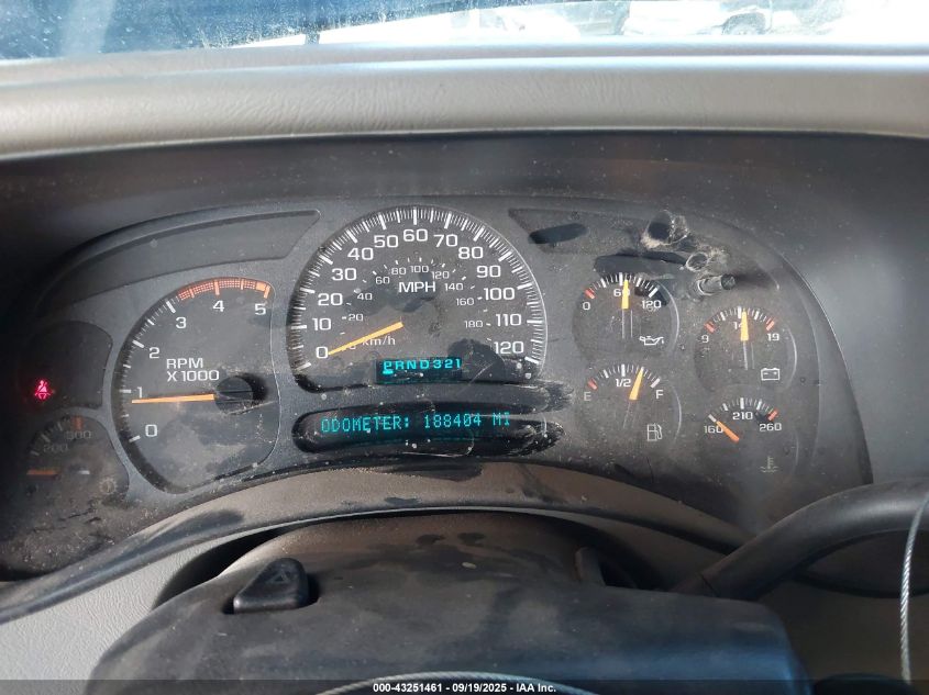 2003 Chevrolet Silverado 2500Hd Ls VIN: 1GCHK23143F108345 Lot: 43251461