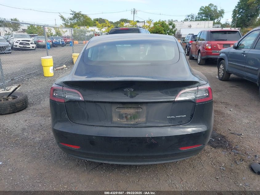 2018 Tesla Model 3 Long Range/Performance VIN: 5YJ3E1EB6JF179842 Lot: 43251507