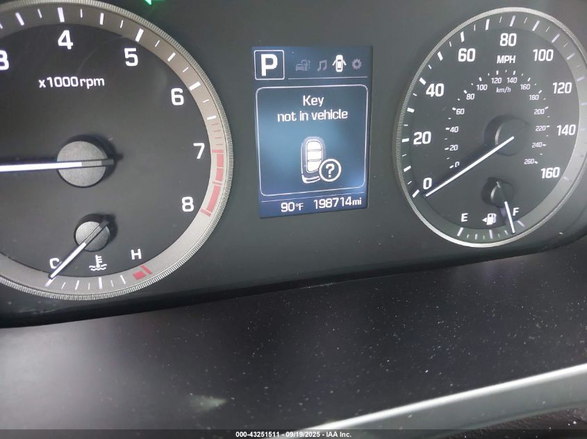 2016 Hyundai Sonata Limited VIN: 5NPE34AF6GH313364 Lot: 43251511