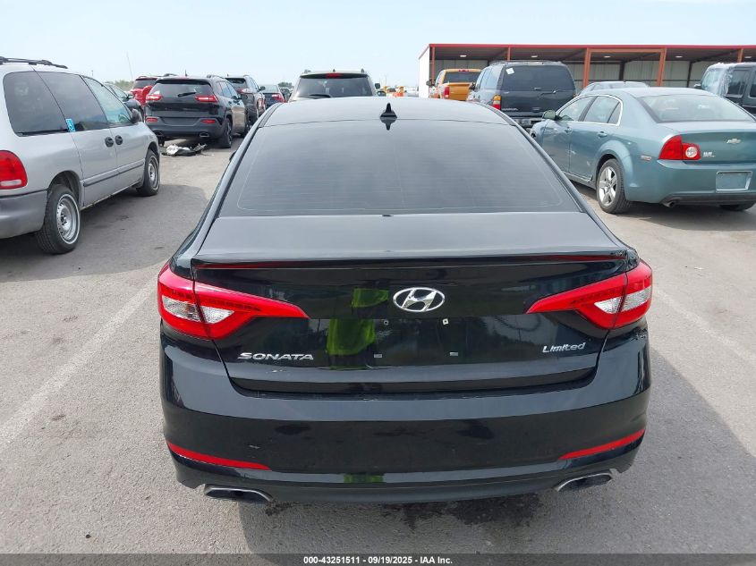 2016 Hyundai Sonata Limited VIN: 5NPE34AF6GH313364 Lot: 43251511