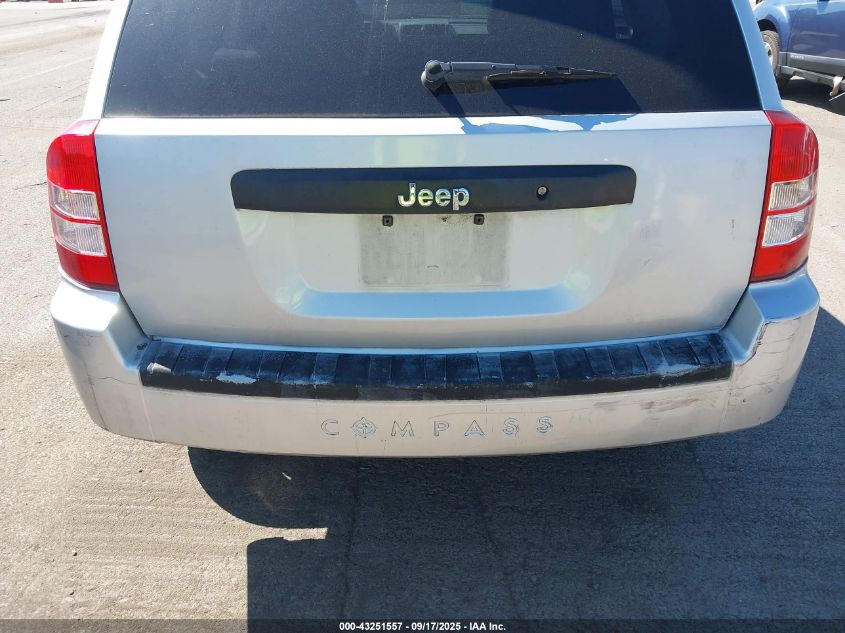 2007 Jeep Compass Sport VIN: 1J8FT47037D386147 Lot: 43251557