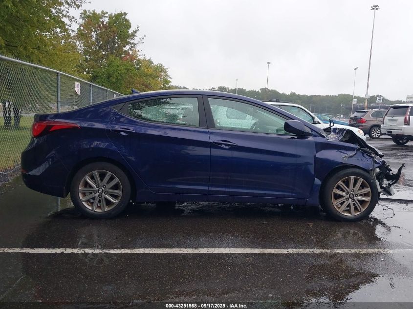 2014 Hyundai Elantra Se VIN: 5NPDH4AE7EH477384 Lot: 43251568