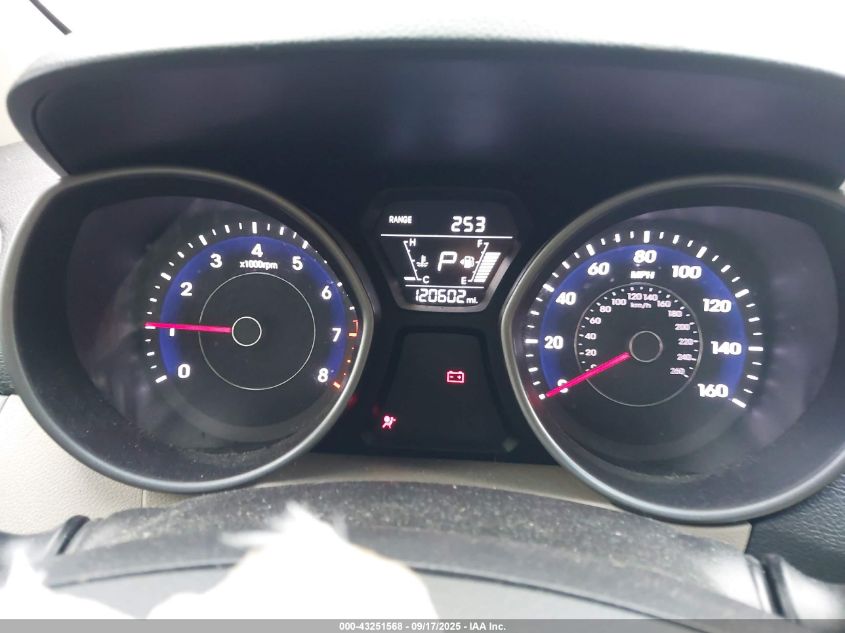 2014 Hyundai Elantra Se VIN: 5NPDH4AE7EH477384 Lot: 43251568