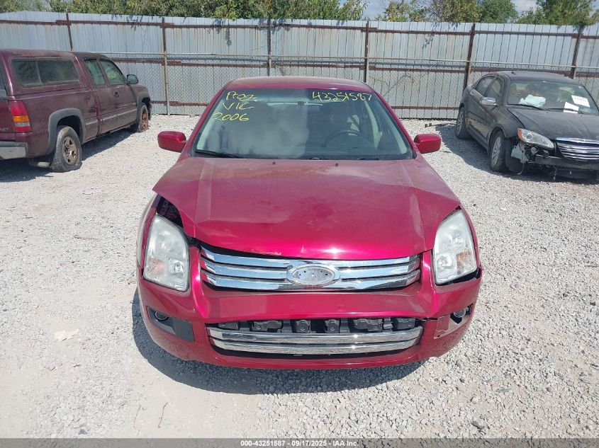 2006 Ford Fusion Se VIN: 3FAFP07196R142379 Lot: 43251587