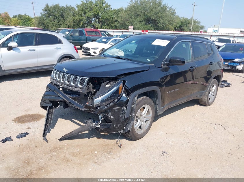 2024 Jeep Compass 2.0 Latitude 4x4 Black Lot 111043251632 Vin 3C4NJDBN6RT606180