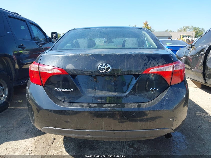 2017 Toyota Corolla Le VIN: 2T1BURHE2HC748736 Lot: 43251673