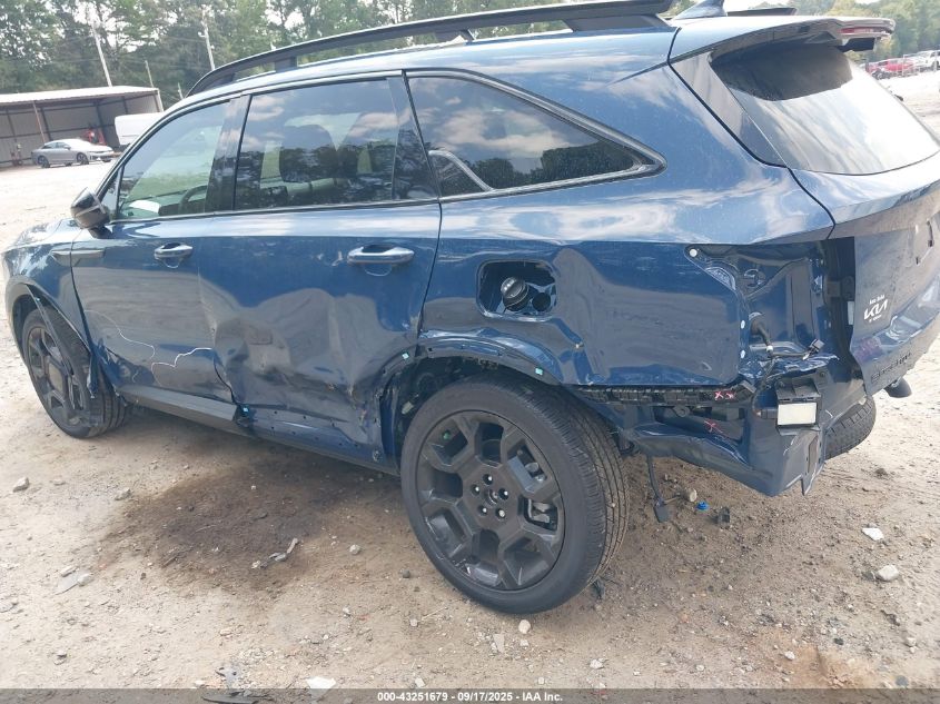 2025 Kia Sorento X-Line Sx Prestige VIN: 5XYRKDJF8SG333491 Lot: 43251679