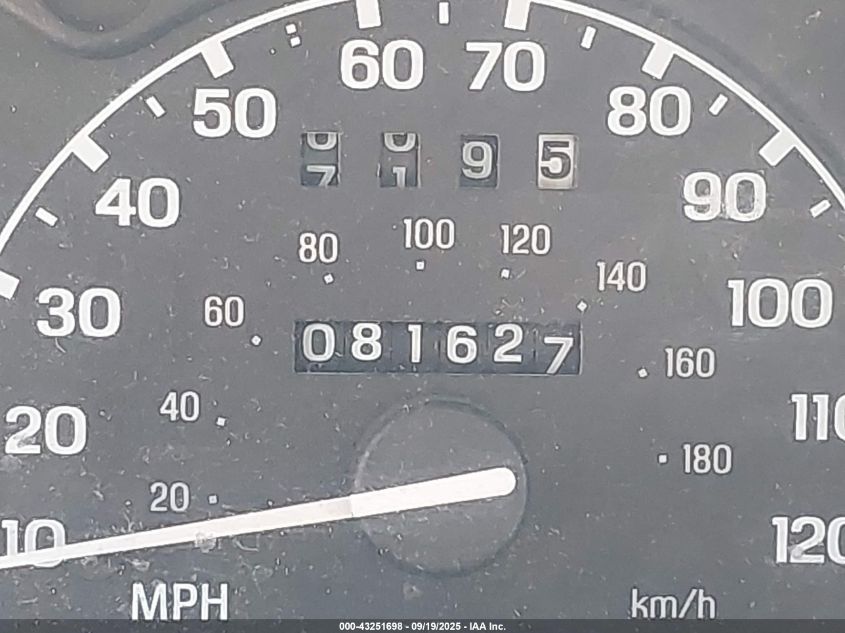 1997 Ford Ranger Splash/Stx/Xlt VIN: 1FTDR15X3VTA65658 Lot: 43251698