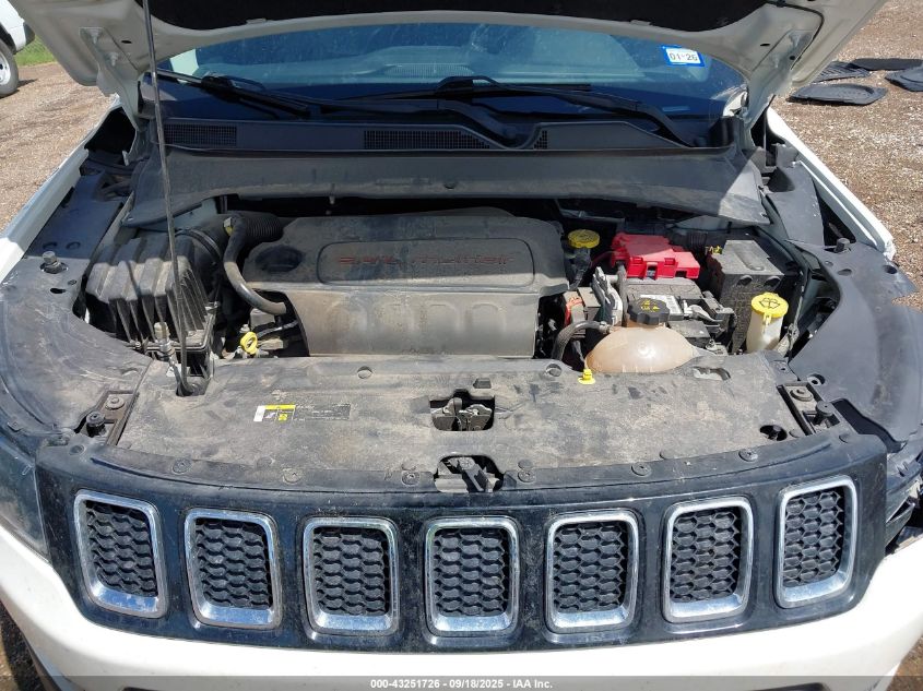 2019 Jeep Compass Limited 4X4 VIN: 3C4NJDCB0KT747725 Lot: 43251726