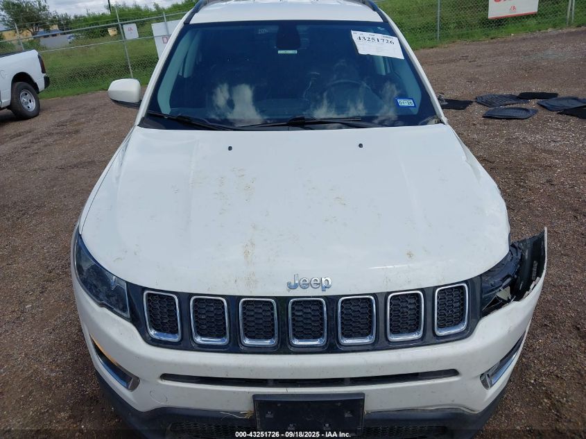 2019 Jeep Compass Limited 4X4 VIN: 3C4NJDCB0KT747725 Lot: 43251726