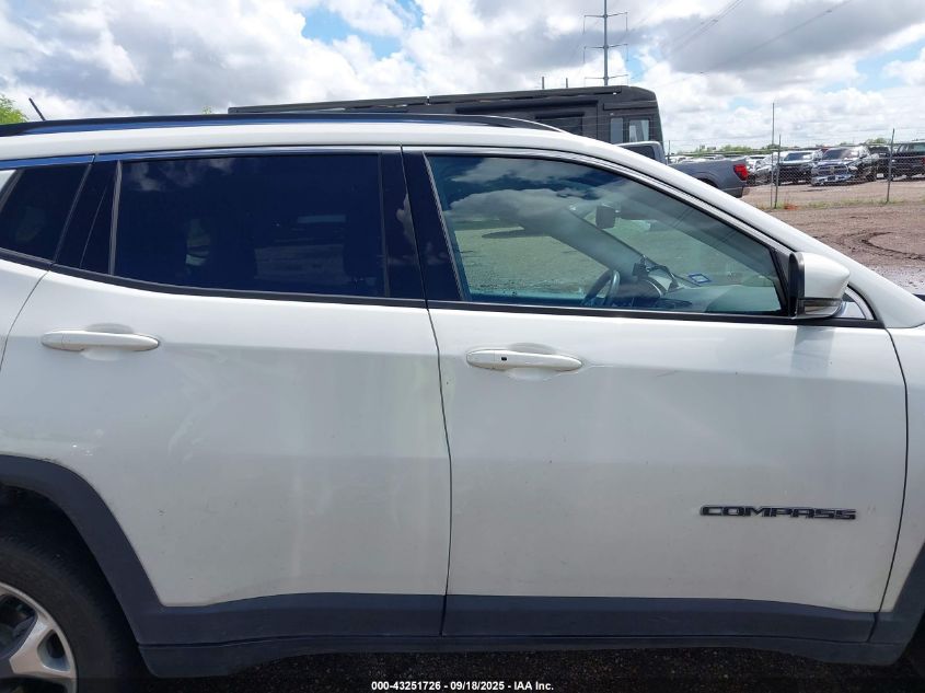 2019 Jeep Compass Limited 4X4 VIN: 3C4NJDCB0KT747725 Lot: 43251726
