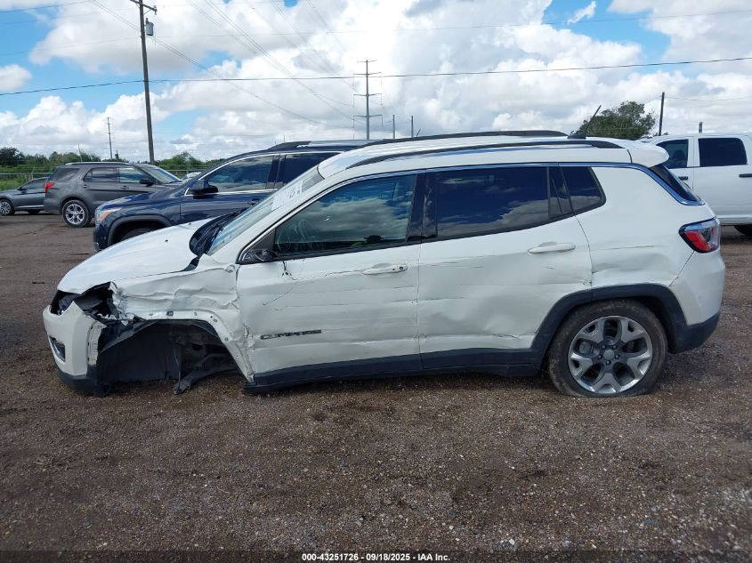 2019 Jeep Compass Limited 4X4 VIN: 3C4NJDCB0KT747725 Lot: 43251726