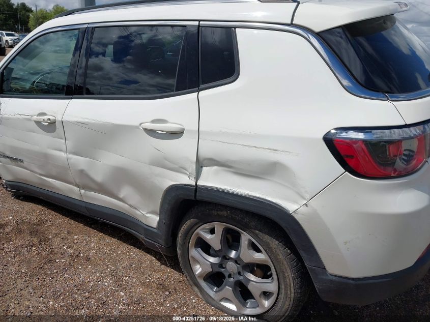 2019 Jeep Compass Limited 4X4 VIN: 3C4NJDCB0KT747725 Lot: 43251726