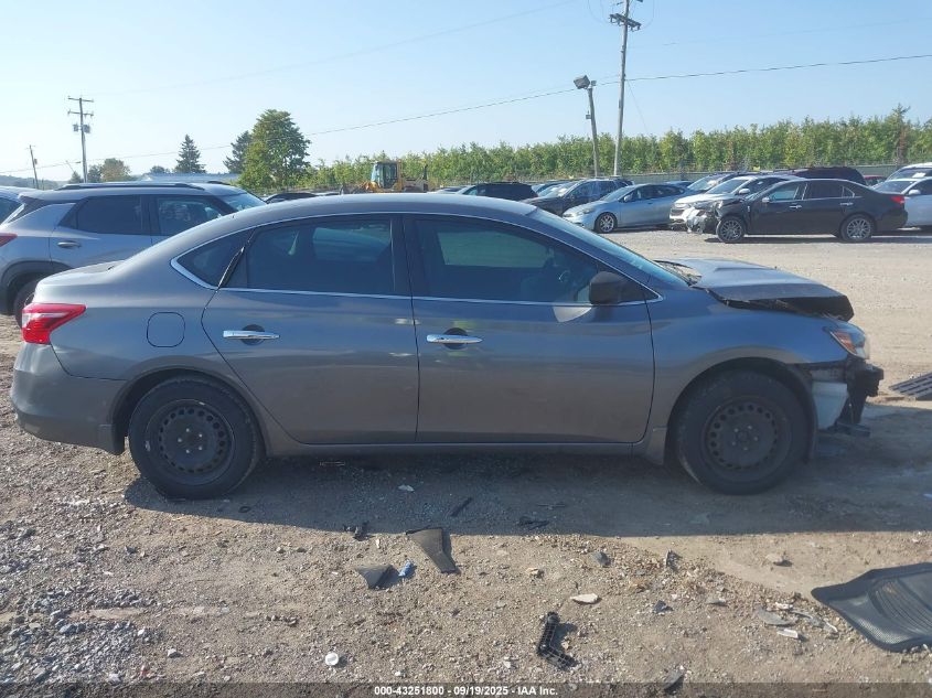 2017 Nissan Sentra Sv VIN: 3N1AB7APXHL661507 Lot: 43251800