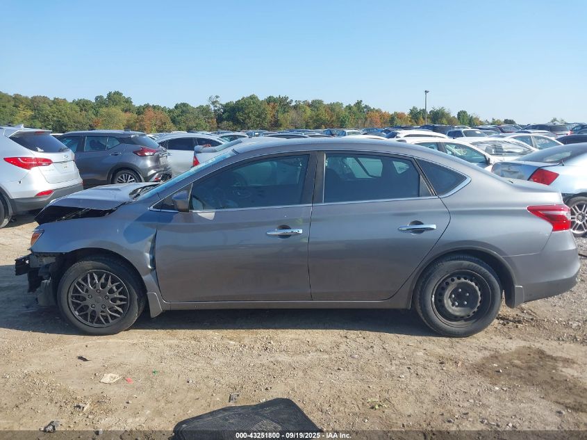 2017 Nissan Sentra Sv VIN: 3N1AB7APXHL661507 Lot: 43251800