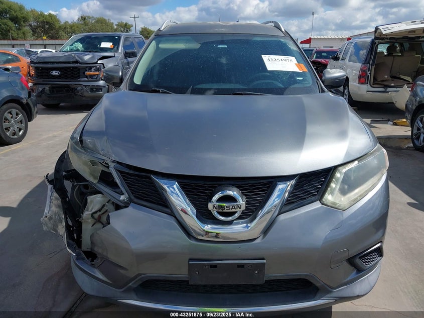 2016 NISSAN ROGUE SV - KNMAT2MT0GP666840