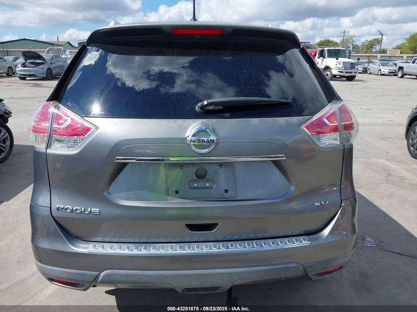 2016 NISSAN ROGUE SV - KNMAT2MT0GP666840