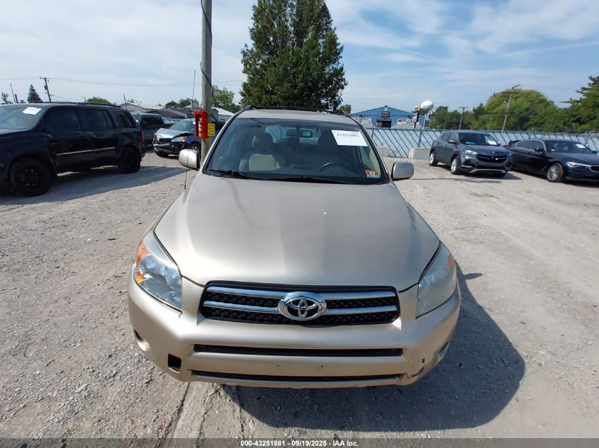 2007 Toyota Rav4 Limited VIN: JTMBD31V475057758 Lot: 43251881