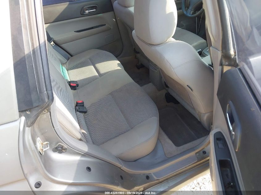 2006 Subaru Forester 2.5X VIN: JF1SG65676H741010 Lot: 43251903