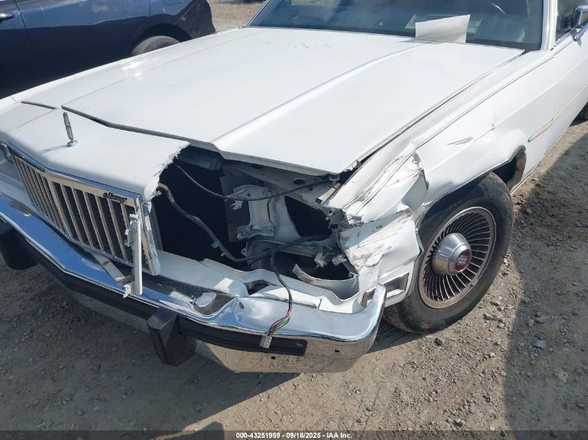 1987 Mercury Grand Marquis Ls VIN: 2MEBM75F2HX724917 Lot: 43251959