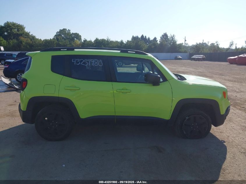 2018 Jeep Renegade Upland Edition 4X4 VIN: ZACCJBAB2JPH59069 Lot: 43251980