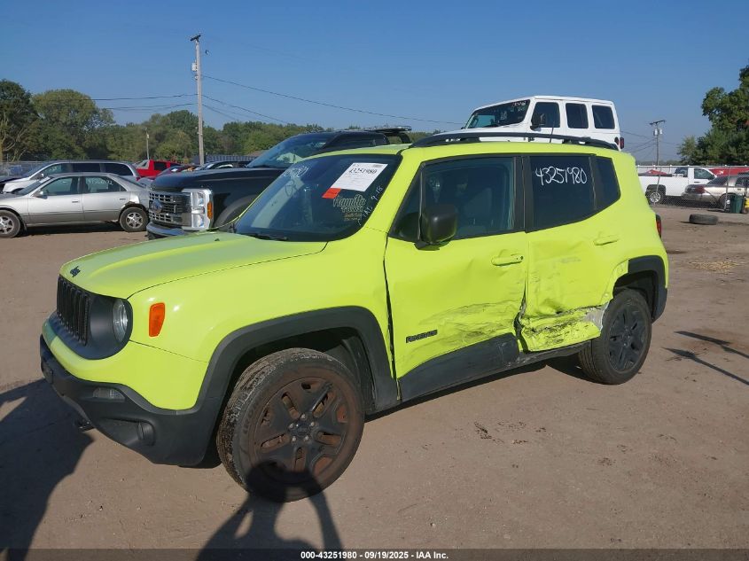 2018 Jeep Renegade Upland Edition 4X4 VIN: ZACCJBAB2JPH59069 Lot: 43251980